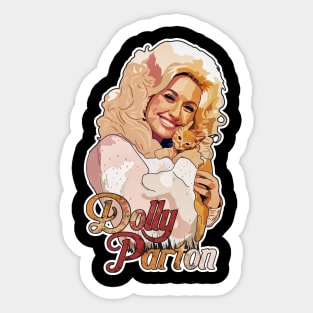 legendary dolly beautiful Sticker